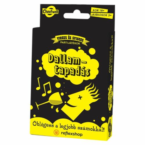 Dallamtapadás felnőtt ivós kártyajáték partikra, Cheatwell márka