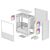 DeepCool CH360 Mini Tower Computer + 2бр. 140мм, 1бр. 120мм ARGB вентилатор - бял 139656206