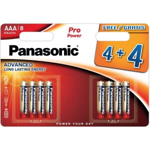 Panasonic Pro Power AAA Elem - 8 db-os Csomag, Tartós Energia 139656450 - Panasonic