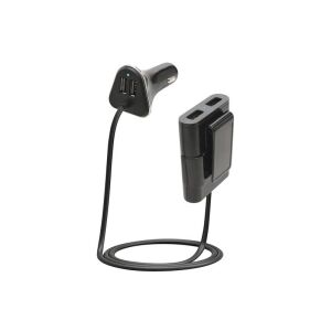 Somogyi SA 060 4-Port USB-Schnellladegerät - Auto/Netzwerk, 9.6A 145208173 - Autoladegeräte
