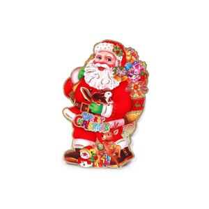 Iris 3D Decorațiune de Crăciun din Carton Moș Crăciun - 2 buc, 24x36cm 139966604 - Crăciun