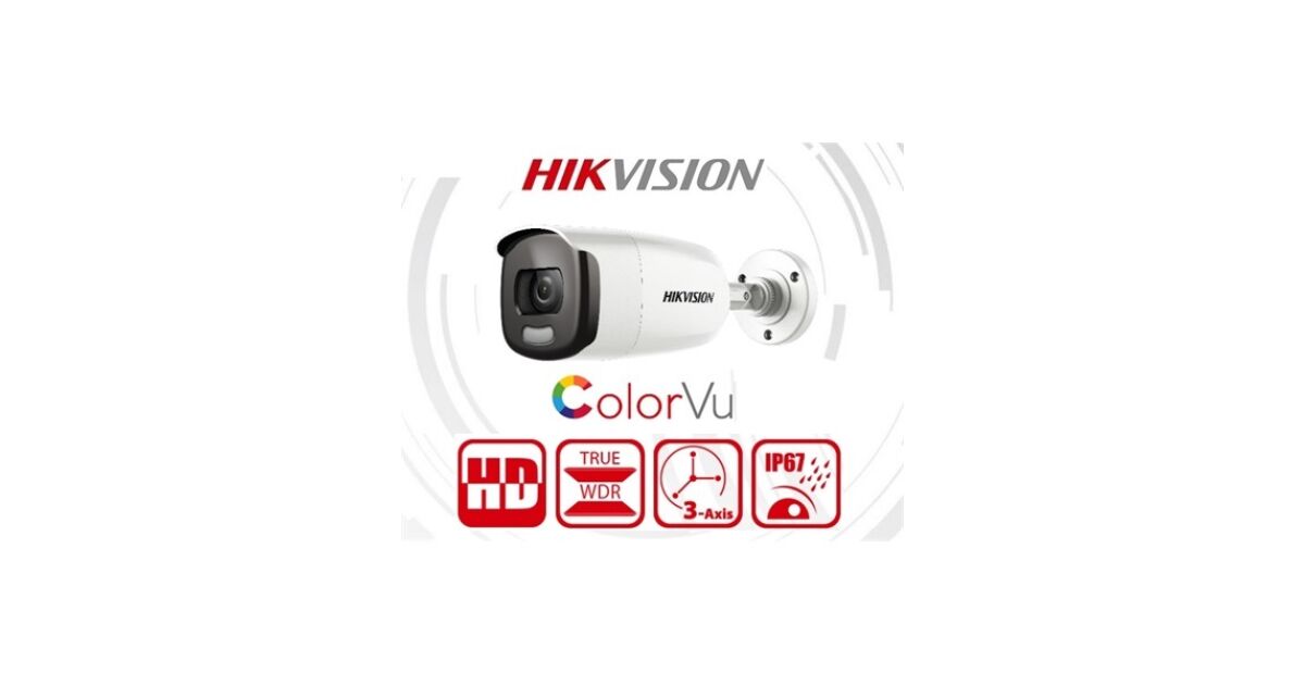 Cameră bullet de exterior Hikvision ColorVu 2MP - Vedere nocturnă color 139885475