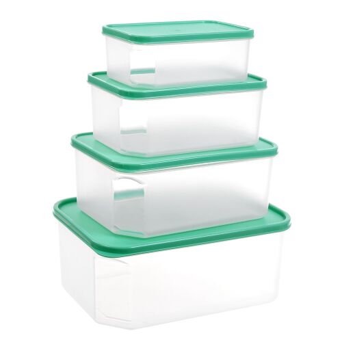 TOO KT-144 Műanyag Ételtároló Készlet - 4 db, Légmentes 145344694