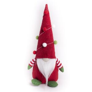 Iris roter und grüner Weihnachtswichtel mit Bart, 35 cm - Weihnachten