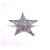 Iris Csillag Dekoráció 15cm - Ezüst 139967150