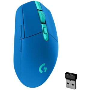 Logitech G305 Lightspeed - Bezprzewodowa mysz gamingowa - HERO 12000 DPI - Niebieska 145431763 - Logitech Mysz