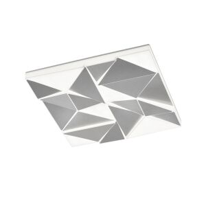 TRIO Trinity LED Deckenleuchte - 4000lm, Einstellbare Farbtemperatur, Gebürstetes Alu 145431782 - Deckenleuchten