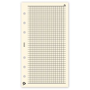 Realsystem Gyűrűs Kalendárium Betétlap - 95x170mm, Sárga, Négyzethálós 145992981 - REALSYSTEM