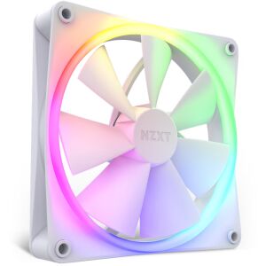 NZXT F140 RGB 140mm PWM Rendszerhűtő Ventilátor - Fehér 139675702 - Laptop rendszerhűtő