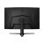 Tył zakrzywionego monitora gamingowego MSI G32CQ4 E2 31.5 cala