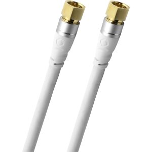 Oehlbach Select Antenna Link F antenna kábel - 2m, fehér