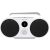 Widok z przodu na Polaroid P3 Biały Przenośny Głośnik Bluetooth