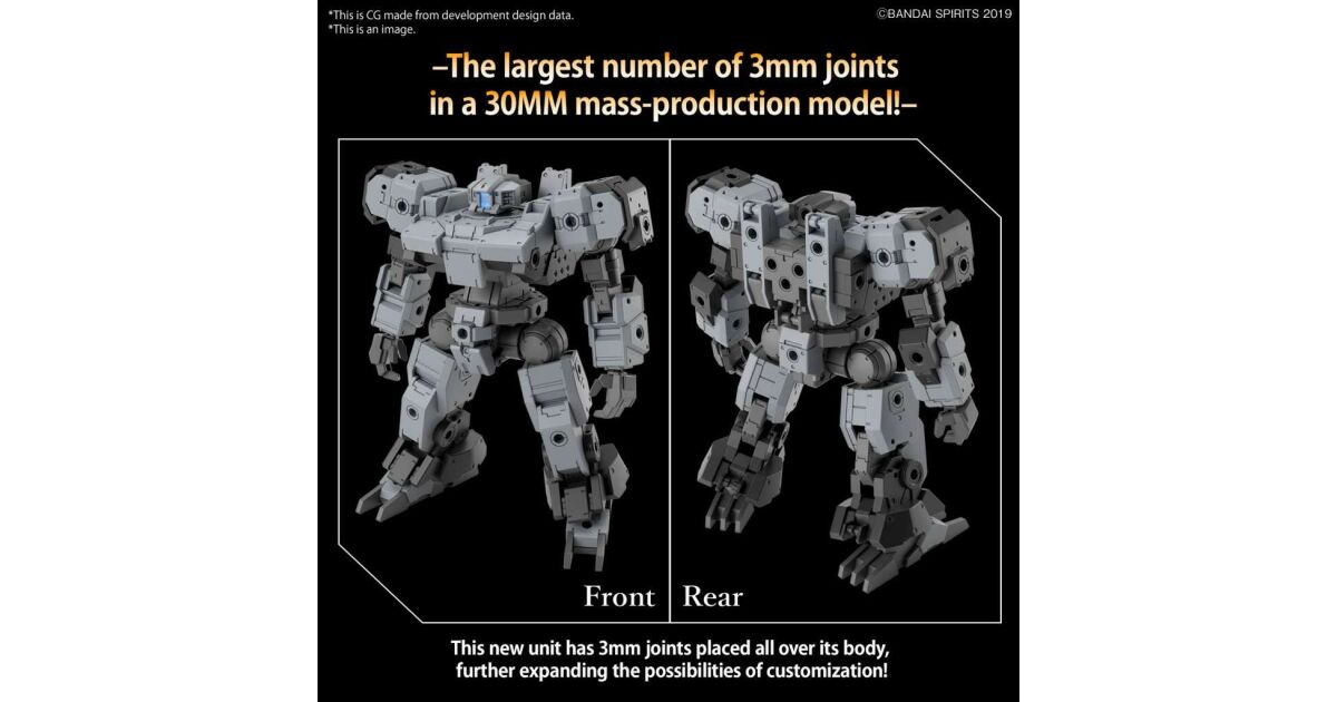 1/144 30MM eEXM-9 Baskyrotto (Gray) - Información de Lanzamiento e