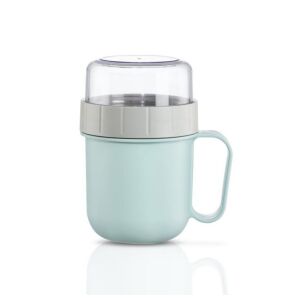 Xavax 500ml Műanyag Müzlis Bögre Tetővel - Pasztellkék 139679965 - Xavax