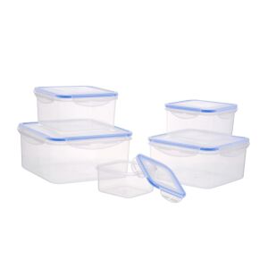 TOO KT-141 Műanyag Étel Tároló Készlet - 5 db, BPA-mentes 145344996 - Ételtároló