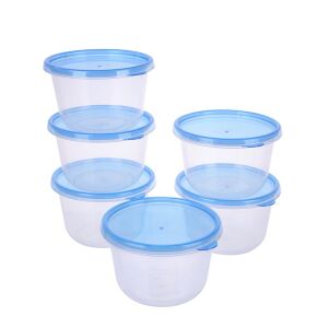 TOO KT-150 Ételtároló Doboz Szett - 6 db, 0.745L, BPA-mentes 145345011 - TOO