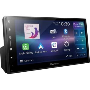 Pioneer SPH-DA77DAB 2 DIN autórádió Apple CarPlay és Android Auto funkcióval, főmenü - Pioneer