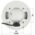 Dahua 8MP Smart Dual Illuminators Turret Analóg Kamera - Színes Éjjellátó 139885362