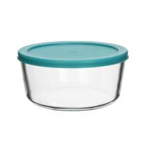 TOO KT-91 Hőálló Üveg Ételhordó - 472ml, Kék tető 139691199 - Ételtároló