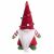 Коледна украса Iris Гном 20 см, червен и зелен филцов коледен елф