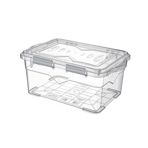 Titiz AP-9365 10L Átlátszó Műanyag Tárolódoboz Tetővel - Ételtároló