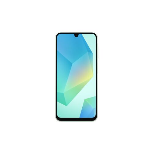 Samsung Galaxy A16 smartfon w kolorze jasnozielonym, widok z przodu