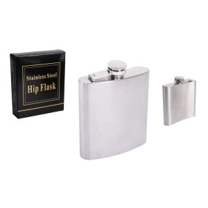 Iris 202045 Rozsdamentes acél laposüveg 210ml - Inox 139695581 - Flaska