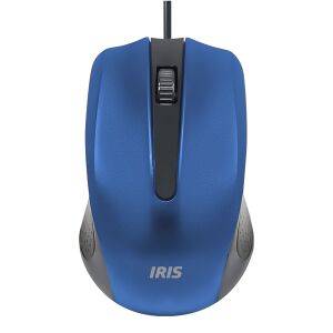 Iris IOM861 Kék Vezetékes Egér asztali és laptophoz - Iris