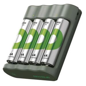 GP B50444 Eco E441+ AA / AAA NiMH Akkumulátor töltő + 4db GP ReCyko elem (2100mAh)
