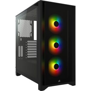 Corsair iCUE 4000X RGB Számítógépház - Fekete 139701652 - Corsair