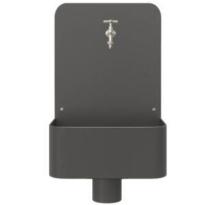 Las Vegas Alumínium Fali Kút - Szürke Díszkút 139703970 - Kerti kút és csap