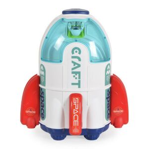 MŰANYAGJÁTÉK Űrállomás Játékszett - Zenélő, Világító Űrhajó Asztal