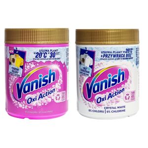 Vanish Oxi Action folteltávolító csomag - 2 x 470g (Fehér és színes ruhákhoz)