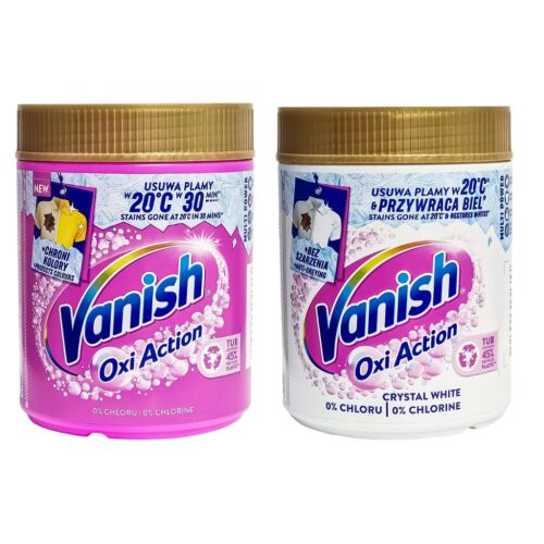 Vanish Oxi Action folteltávolító csomag - 2 x 470g (Fehér és színes ruhákhoz) 139704792
