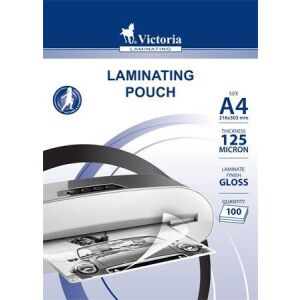 VICTORIA OFFICE Lamináló Fólia - A4, 125 mikron, Fényes 139705789 - Lamináló fólia