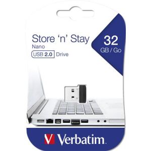 Verbatim Nano Pendrive - 32GB, USB 2.0, Miniatűr 139705946 - Pendrive