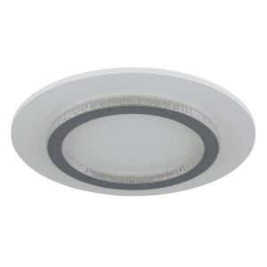 Runde LED-Deckenleuchte Jayden, 24W, 920lm, warmes/neutrales/kaltes Licht, IP20, grau/weiß, Globo Lighting 139707510 - Deckenleuchten