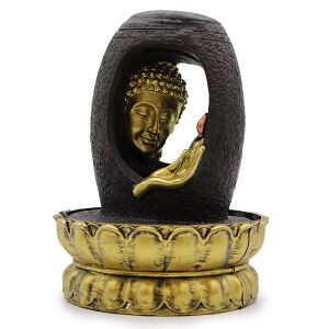 Arany Buddha Szökőkút - Vitarka Mudra, 30cm 139707556 - Asztali csobogó