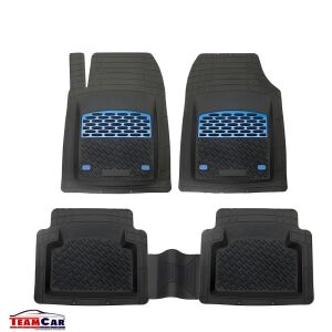 Set covorașe auto TeamCar Dacia Duster I (2010-2017) pe fundal alb - Covoare auto