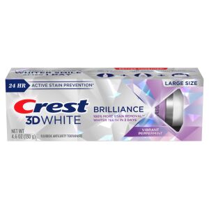 Crest 3D White Brilliance Fogkrém - 130g, Vibrant Peppermint 139727237 - Fogkrém