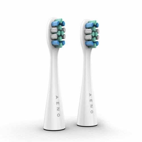 AENO ADBTH1-2 fogkefe pótfejek, közepes erősségű, fehér, 2 darabos