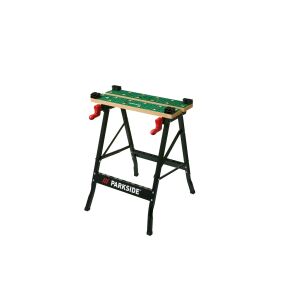 PARKSIDE összecsukható munkapad, hordozható munkaasztal satuval, 150 kg teherbírással - Parkside