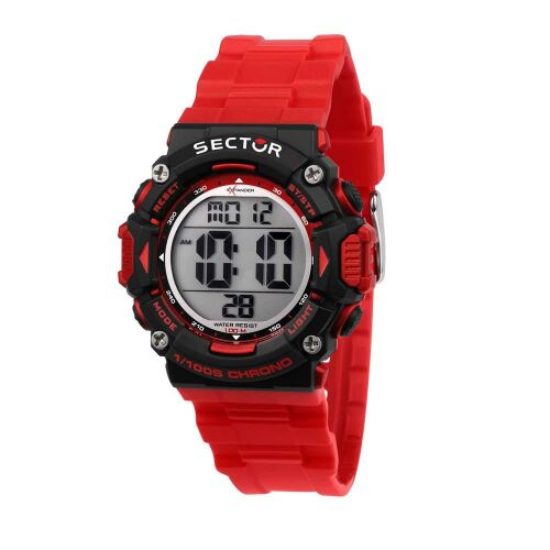 Sector Expander EX-32 piros digitális óra, sportos unisex design - Sector