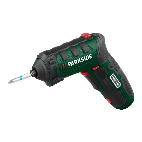 PARKSIDE® PSSA 4 B2 akkumulátoros csavarozó, 4 V, LED világítással, 26 bit, USB-C kábellel, tokban