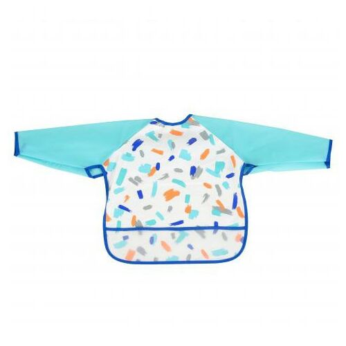 HOLDY hosszú ujjú előke zsebbel KÉK 139748519