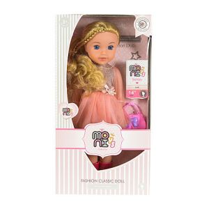 BABA 36 cmes szőke, fonott hajas BARACK ruhában