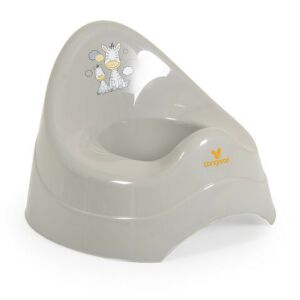 ZEBRA bébi egyszerű bili PASZTEL SZÜRKE