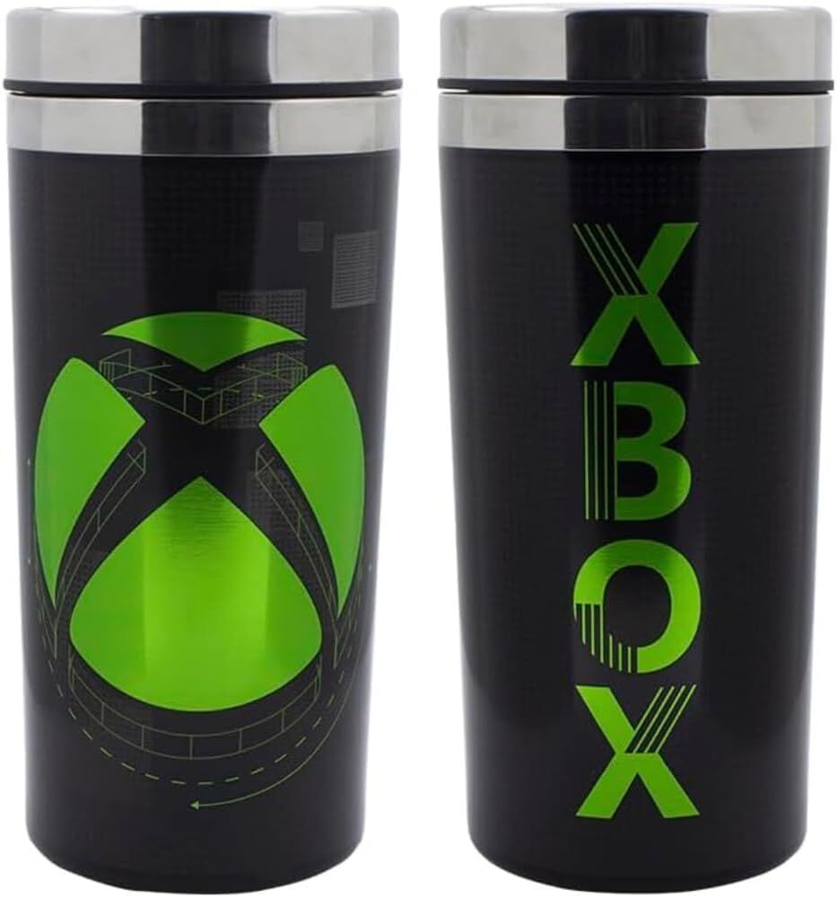 Paladone PP10504XB, XBOX, Offiziell, 450 ml, Schwarz-Grün, Reisebecher