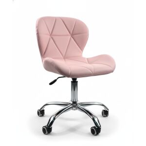 Pepita Velario Eco-bőr Irodai Forgószék #rózsaszín