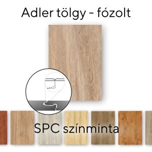 Próbka podłogi winylowej Leziter Adler Oak SPC - Fazowana krawędź - Podłogi winylowe